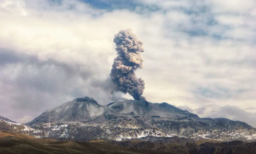 Key Volcanic Events in Arequipa