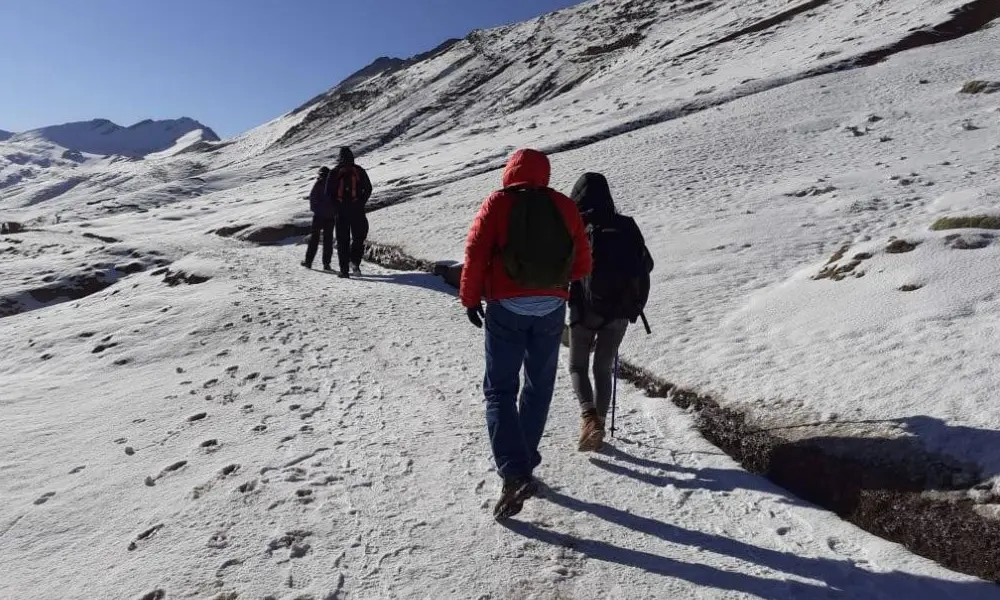 Snow in Peru