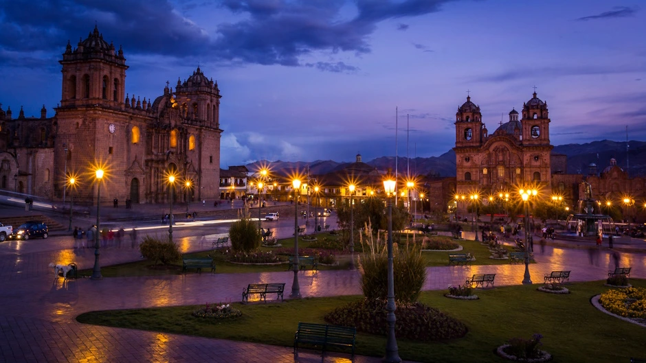 Enjoying Cusco's Illuminated Plaza de Armas