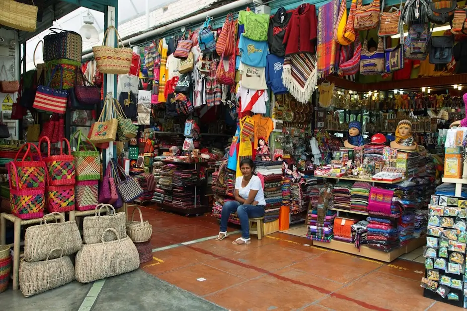 Indian Market in Lima