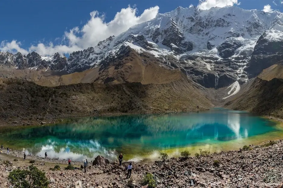 Visiting Laguna Humantay CUSCO 
