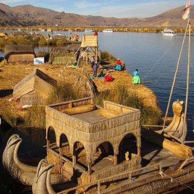 Lake Titicaca, highest navigable lake in the world