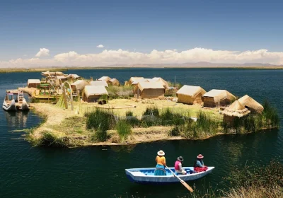 Lake Titicaca, highest navigable lake in the world
