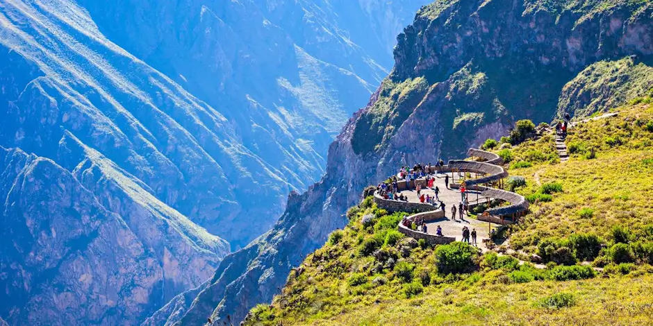 the Colca Canyon