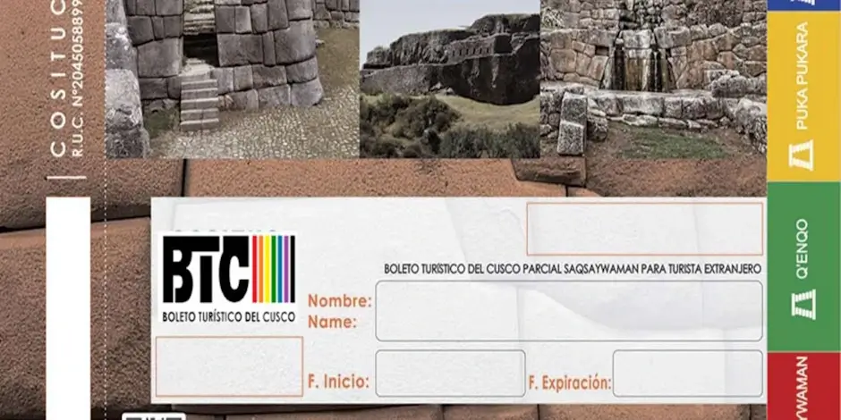 the Cusco General Tourist Ticket include 